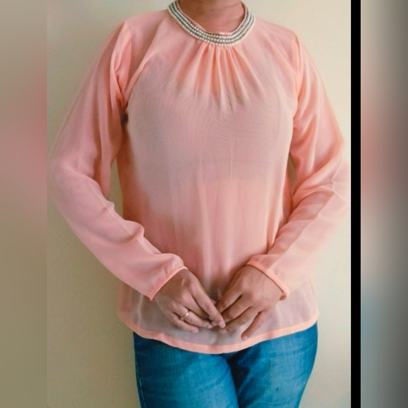 Sale - Vero moda pear beaded neck top - Picture 7 of 8